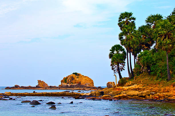 Sea Front - Trincomalee, Sri Lanka stock photo