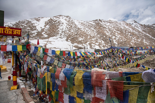 Chang La is a high mountain pass in the Ladakh Range between Leh and the Shyok River valley