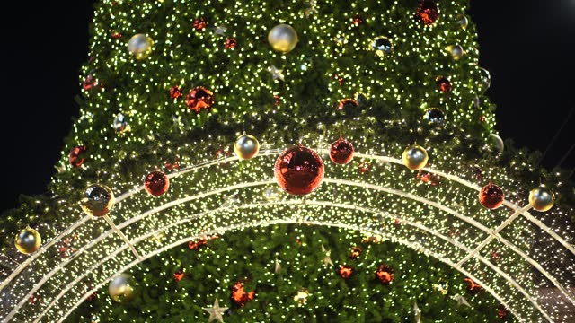 Beautiful Christmas tree decoration