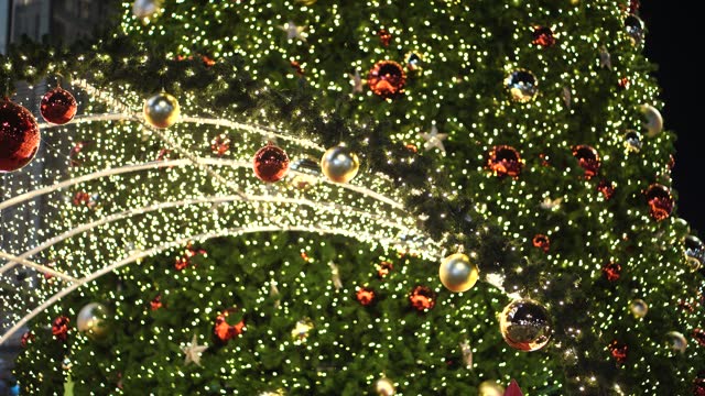 Beautiful Christmas tree decoration