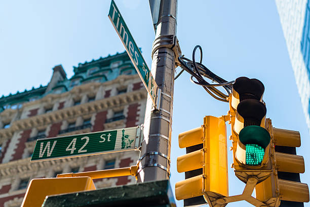 istock Times Square street sign 186912249