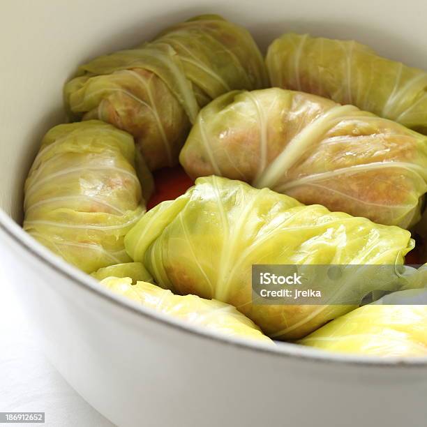 Russian Cooking Cabbage Roll Stock Photo - Download Image Now - Stuffed Cabbage, Cabbage, Cooking Pan