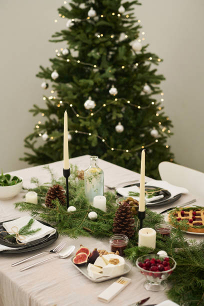 istock Christmas Meals on Festive Table 1869127585