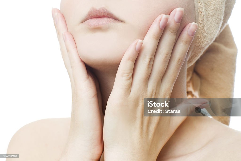 Tratamento facial - Foto de stock de Acne royalty-free