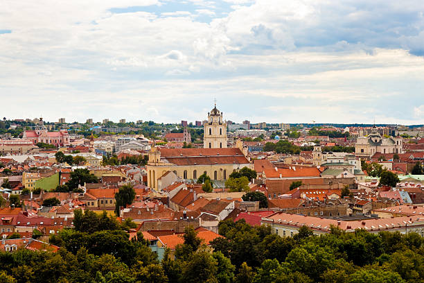 istock view of Vilnius 186913999