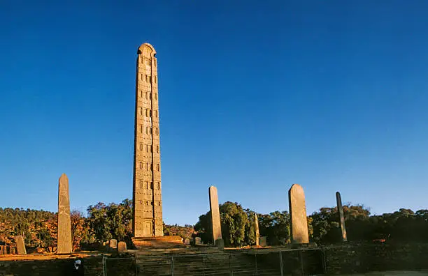Photo of Obelisk in the Aksum Kingdom, Ethiopia