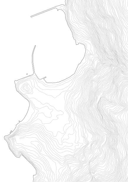 complexo terreno topografia - relief map topography extreme terrain mountain imagens e fotografias de stock