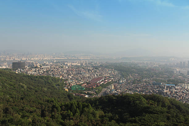 istock Panoramic view of Seoul, South Korea 186919686