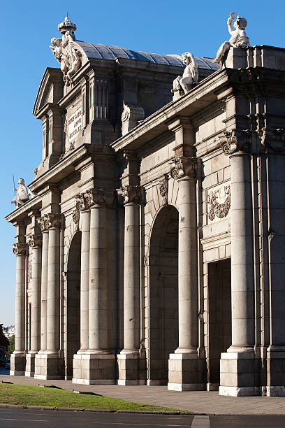 istock Alcala Gate in Madrid city 186919931