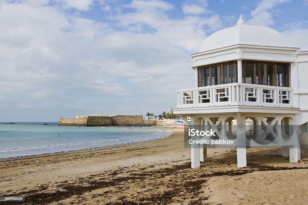 Cadiz in Andalucia, Spain Cadiz in Andalucia, Spain. Caleta beach Andalusia Stock Photo