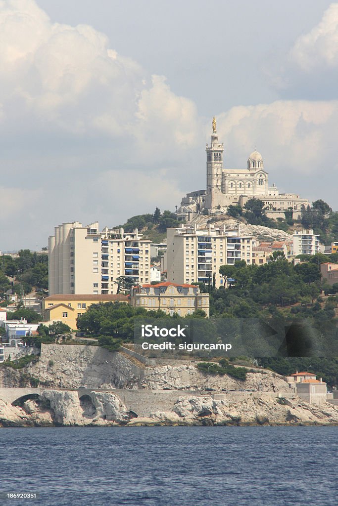 Vista panoramica di Marsiglia, in Francia. - Foto stock royalty-free di Basilica