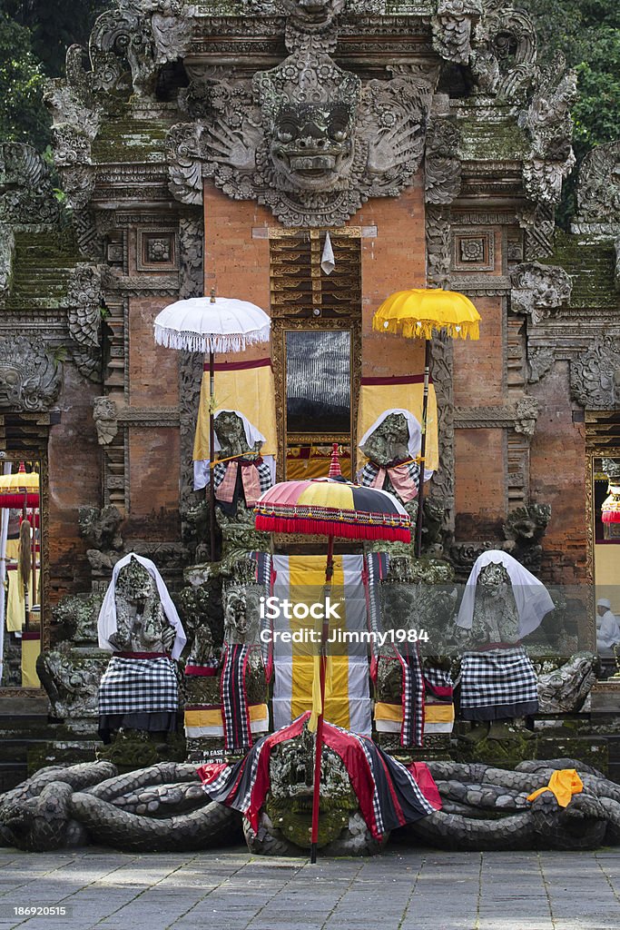 Tempio di Bali - Foto stock royalty-free di Monte Batur