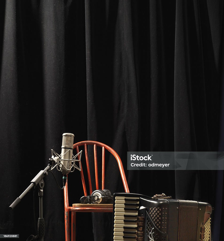 Músicos lugar antes del gig - Foto de stock de Acordeón - Instrumento libre de derechos