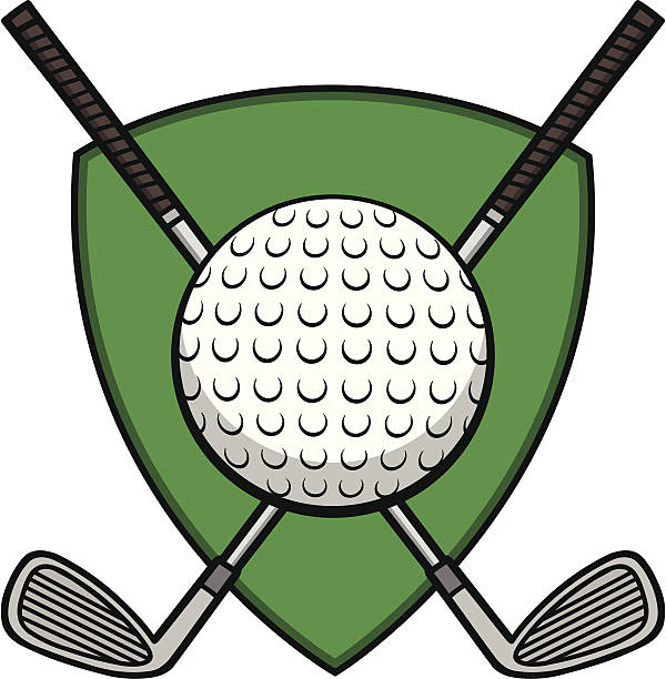 Golf Insignia Stock Illustration - Download Image Now - Cartoon, Golf,  Sports Ball - iStock