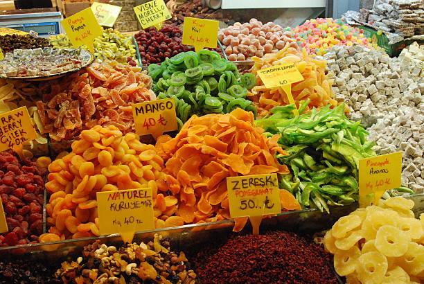istock Dried Fruit in Turkish Market 186922185