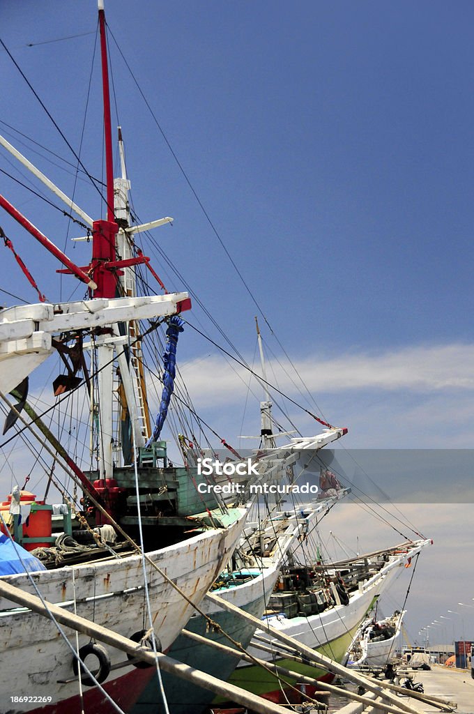 Jakarta, Java, Indonesia: prows of pinisi ships, Sunda Kelapa harbor Jakarta, Java, Indonesia: prows of pinisi ships at Sunda Kelapa harbor - once the main port of Sunda Kingdom of Pajajaran and a Portuguese outpost -  photo by M.Torres Asia Stock Photo