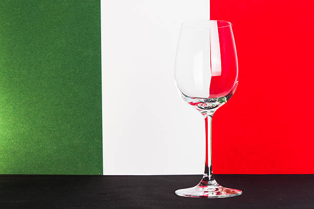 istock italian flag and glass 186922750