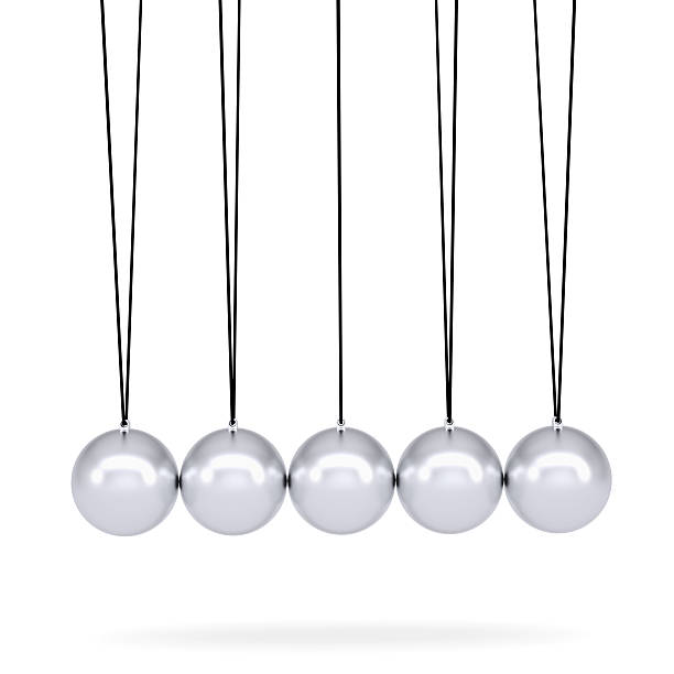 istock Close up of Newton's cradle 186922757