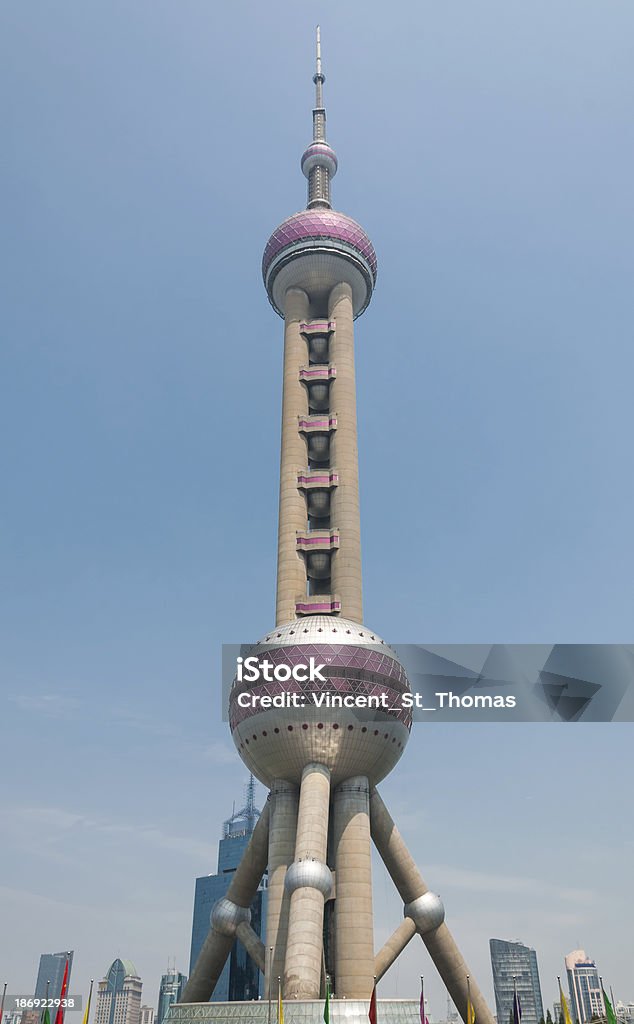 Torre Oriental Pearl - Foto de stock de Arquitetura royalty-free