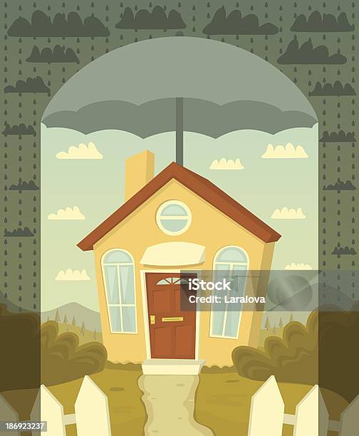Protect Your Home Stock Illustration - Download Image Now - Built Structure, Business, Confidence