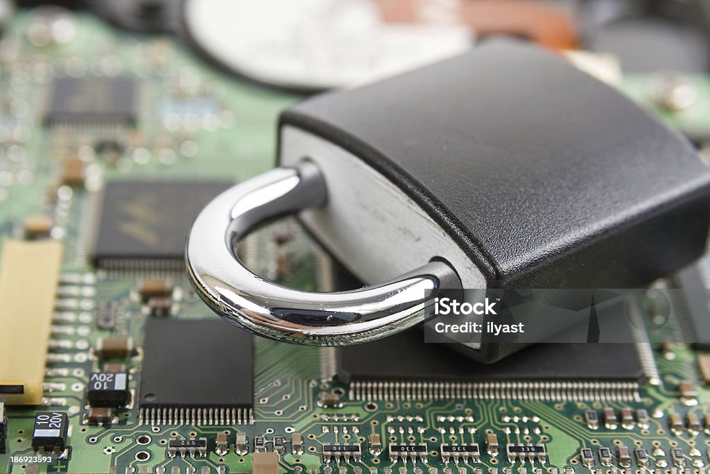 Sicurezza di rete - Foto stock royalty-free di Attrezzatura elettronica