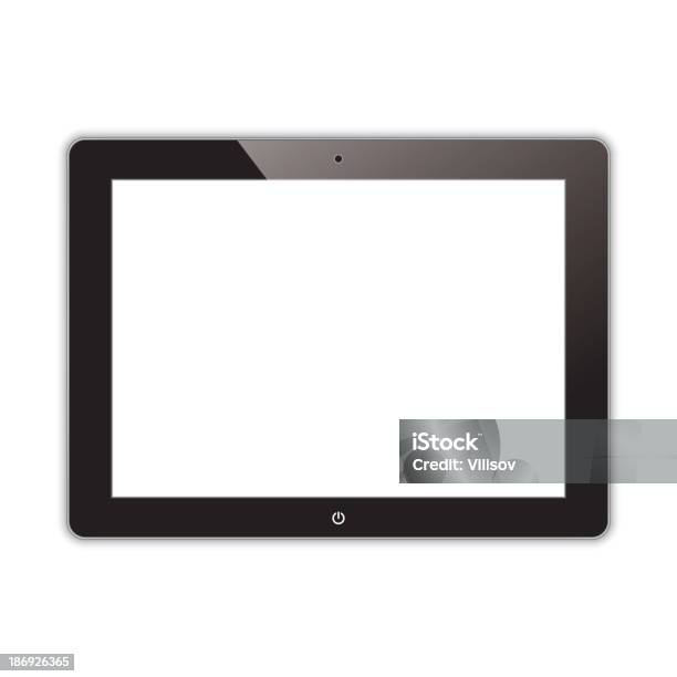 Computer Tablet Nero - Immagini vettoriali stock e altre immagini di Affari - Affari, Attrezzatura, Comunicazione