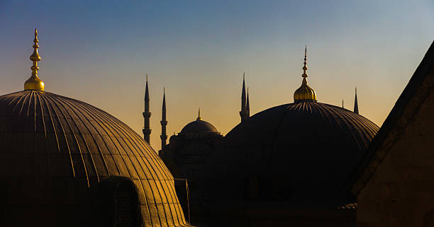 istock Sultan Ahmed Mosque from Hagia Sophia 186928602