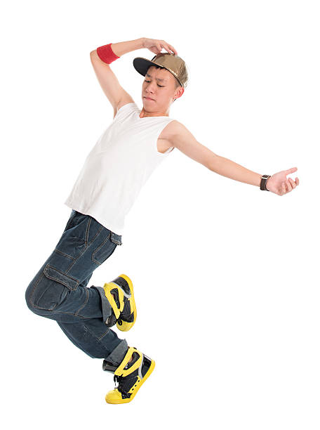 ティーンのヒップホップダンサー - dancing dancer hip hop jumping ストックフォトと画像