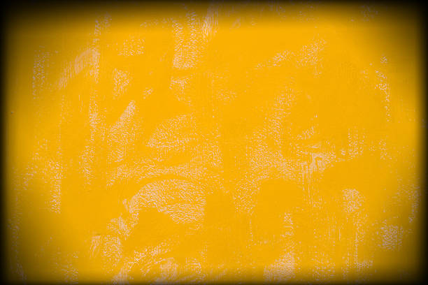 istock Oramge cement wall with painted brush texture 186929614