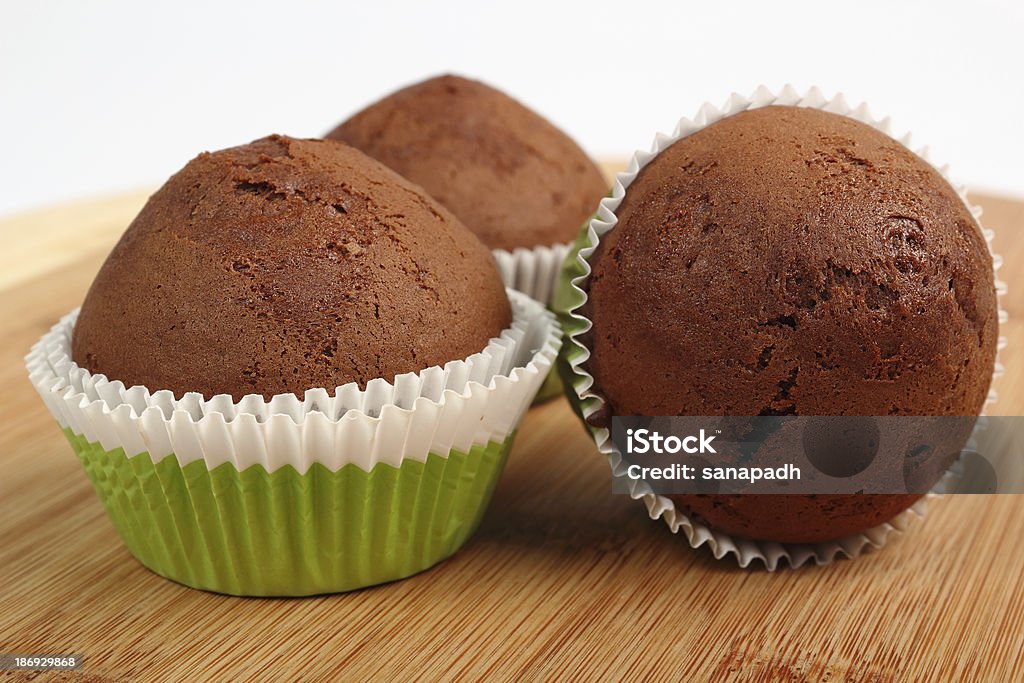 Chocolate Muffins Baked Stock Photo