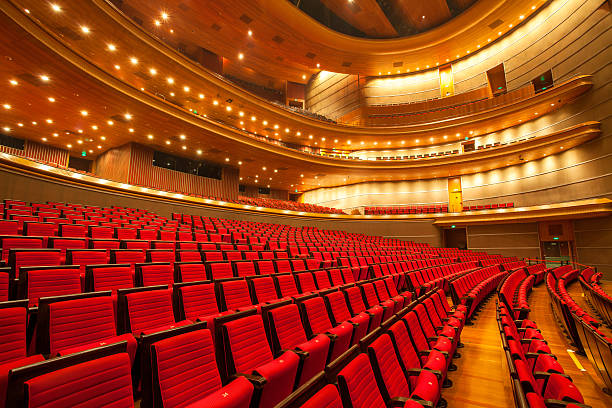 red curtain on stage