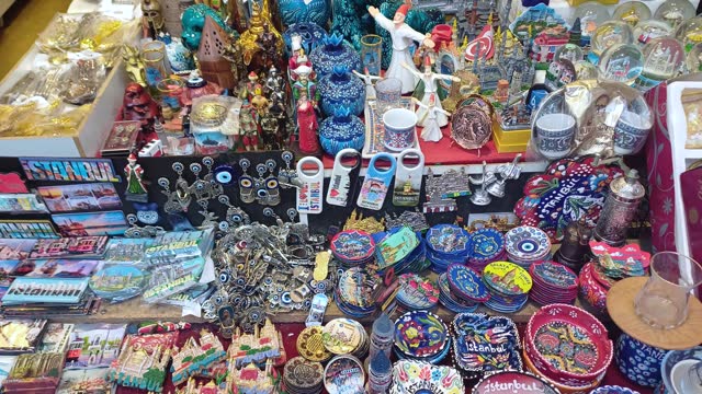 Evil eye gift beads in Istanbul Grand Bazaar