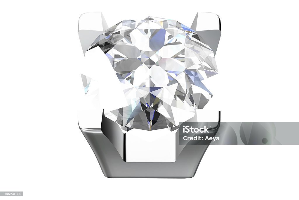 Orecchini di diamanti - Foto stock royalty-free di Accessorio personale