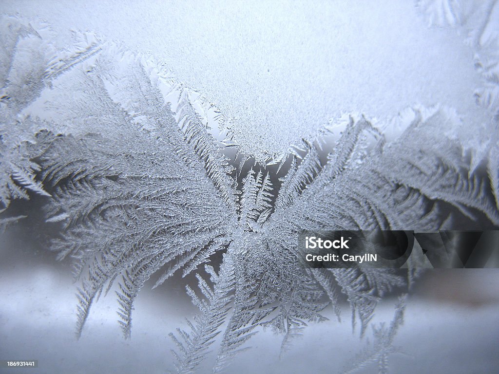 Zamrożone zimy okno - Zbiór zdjęć royalty-free (Abstrakcja)