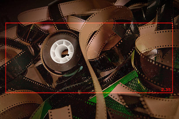 istock 2:35 film texture and ration for cinema 186934497