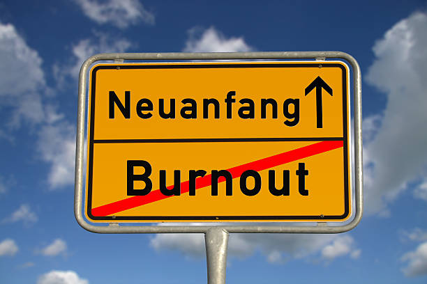 istock German road sign  burnout and new beginning 186934743