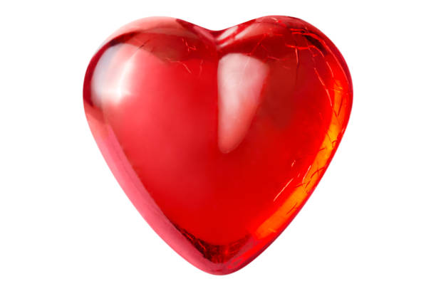 red abstract background with hearts