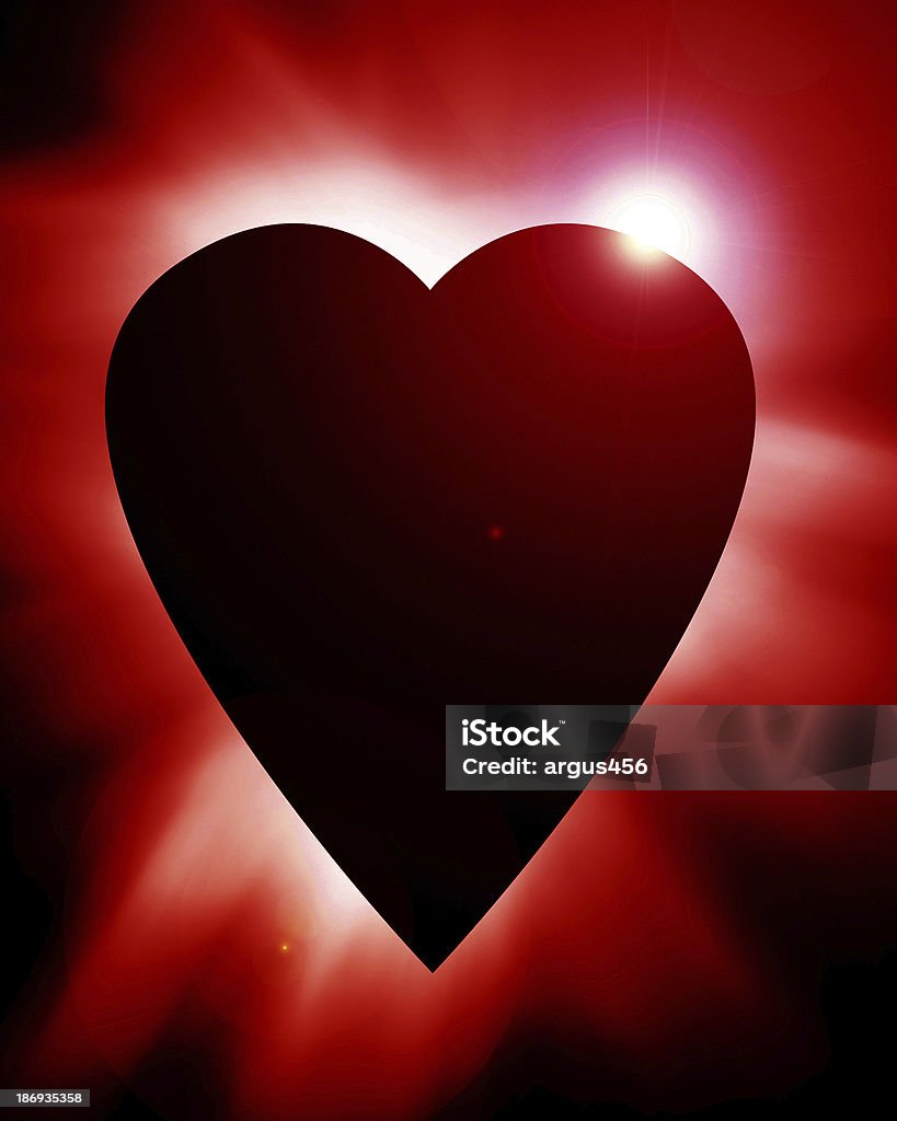 golden heart - Foto stock royalty-free di Amore