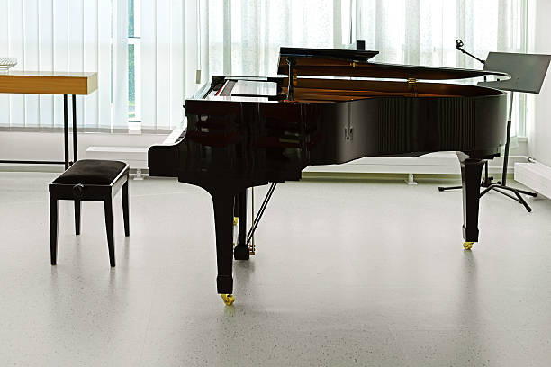 istock Grand piano in hall 186936672
