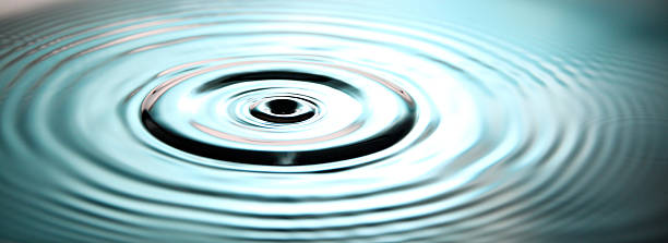 istock Blue Background of Ripple Water drops in Basin. 186937125