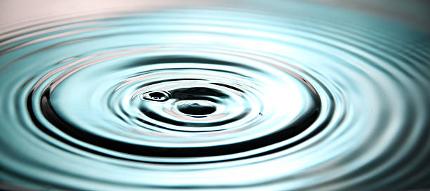 istock Blue Background of Ripple Water drops in Basin. 186937132