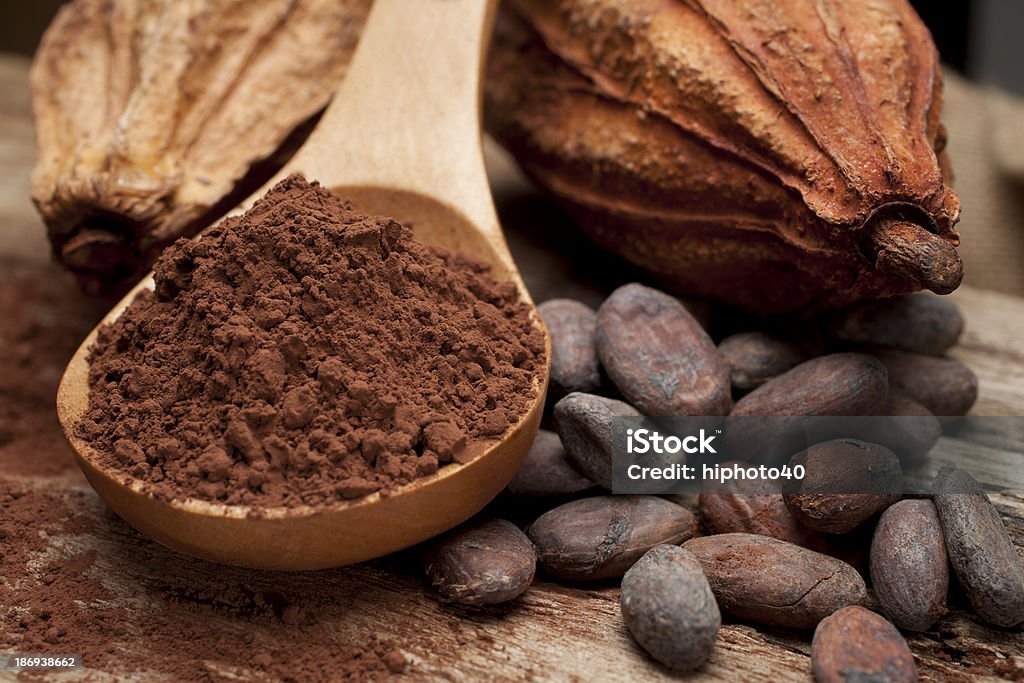 cocoa still life of cocoa Abundance Stock Photo