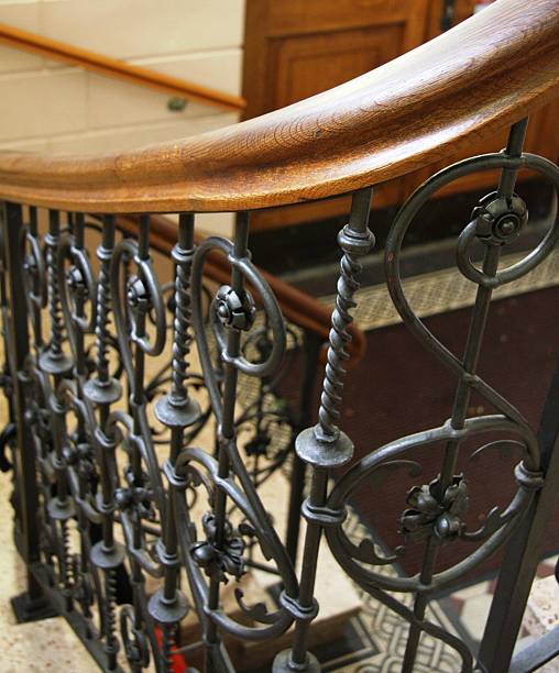 istock ironwork of the staircase 186940741
