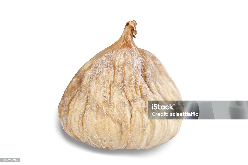 dried fig dried fig on white background Berry Fruit Stock Photo