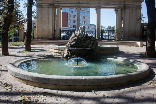Fountain in the Resort Park of Essentuki