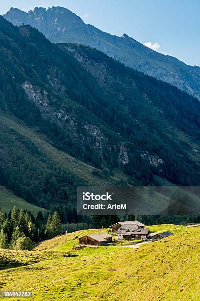 Quinta Remoto Nos Alpes - Fotografias de stock e mais imagens de Agricultura - Agricultura, Alpes Europeus, Ao Ar Livre