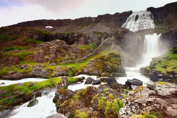 Photo of Dynjandi water fall or the bridal veil