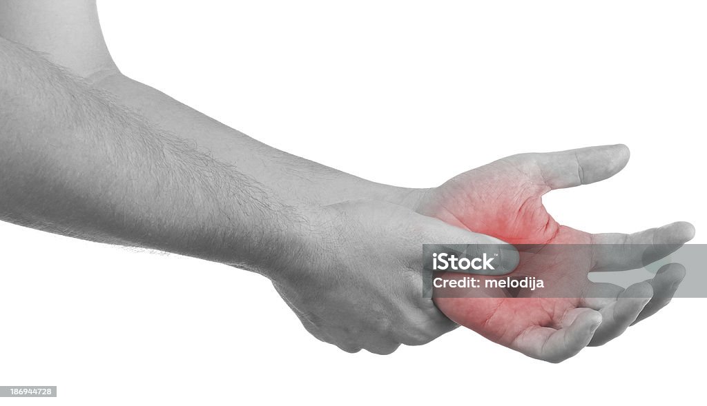 Dor em um homem palm - Royalty-free Anatomia Foto de stock