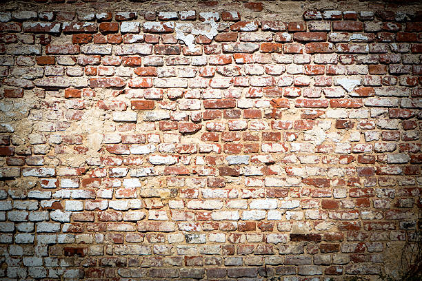 istock brick wall with vintage look 186945970