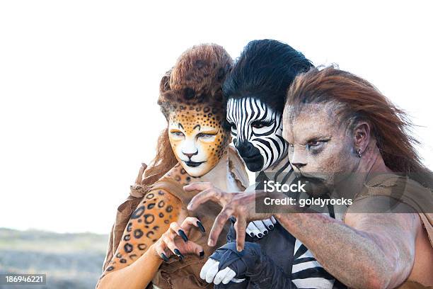 Fantasy Animal Trio Stock Photo - Download Image Now - Animal, Cheetah, Creativity